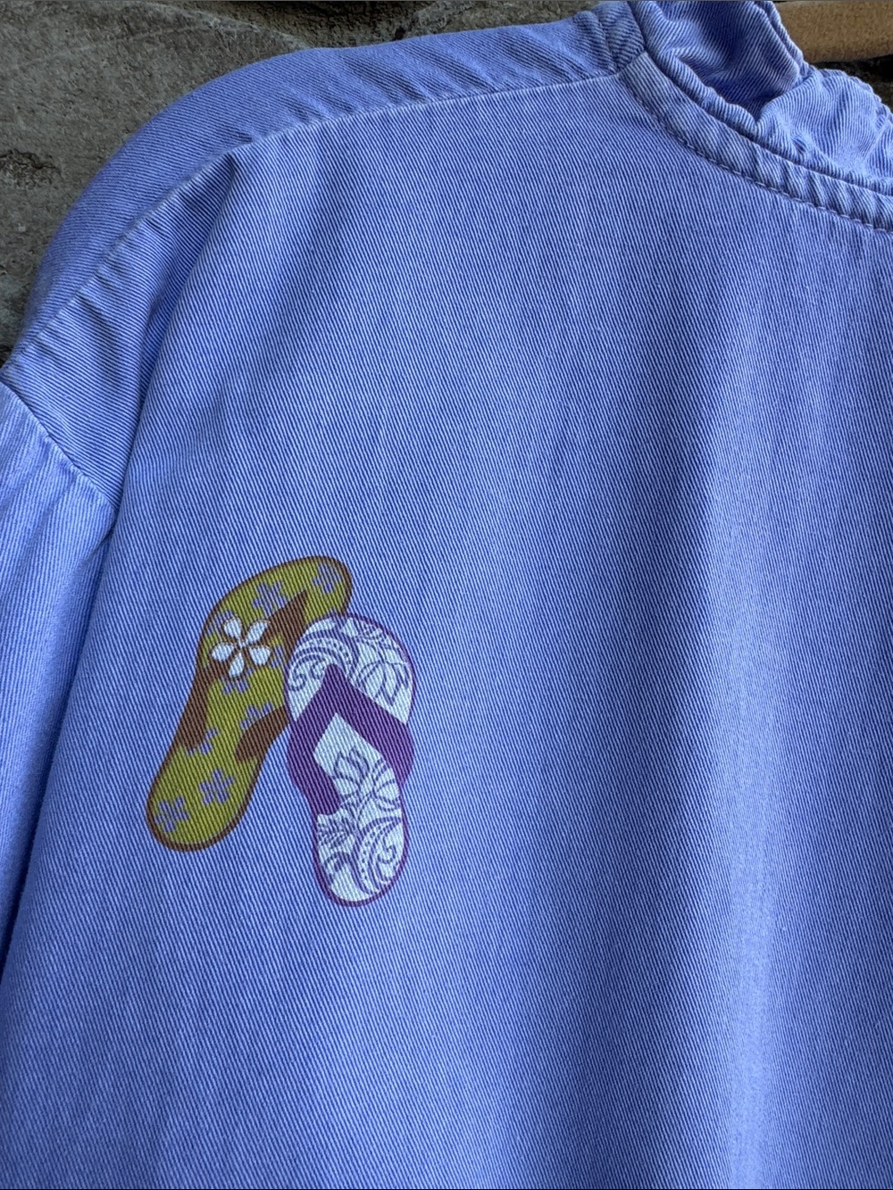 Crazy Shirts Vintage-Style purple Long Sleeve Shirt Womens XS Beach Hawaiian - Picture 7 of 14